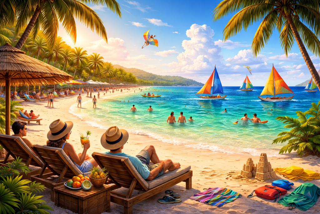 Plage de Boracay, Philippines itinéraire, Jours aux Philippines